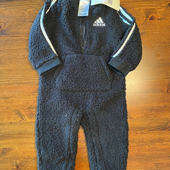 Adidas Kids Sherpa One Piece - Black - Picture 1 of 1